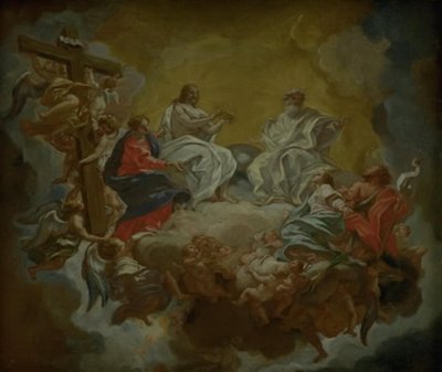 Santa Inés en gloria de Giovanni Battista Gaulli