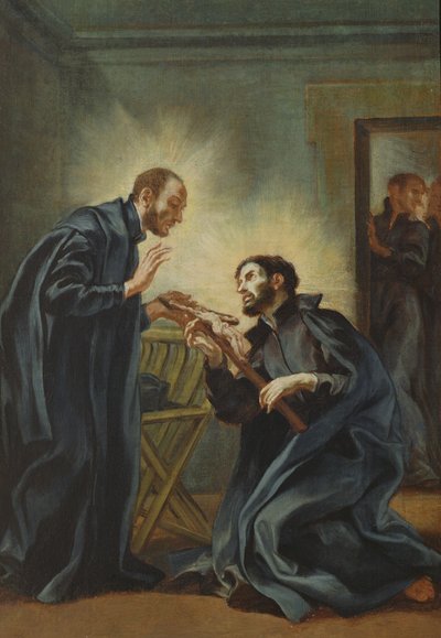 San Ignacio de Loyola enviando a San Francisco Javier a la India de Giovanni Battista Gaulli