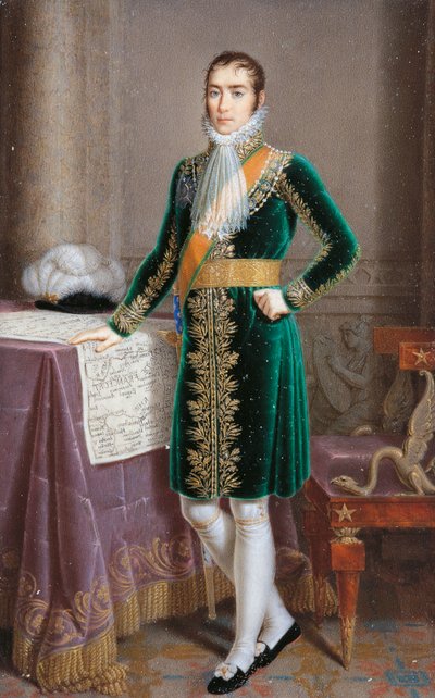Retrato de Eugenio de Beauharnais (París de Giovanni Battista Gigola