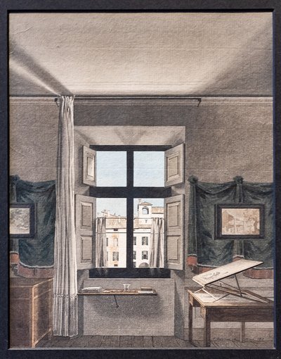 El estudio del pintor en Parma de Giovanni Battista Gubernatis