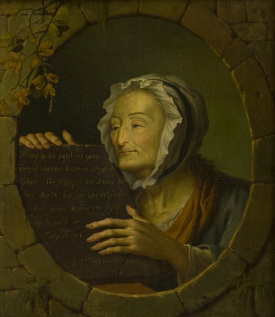 Retrato de Mary Yates (1649-1776) (óleo sobre lienzo) de Giovanni Battista Innocenzo Colombo