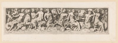 Tritones, nereidas y amorcillos de Giovanni Battista Mercati