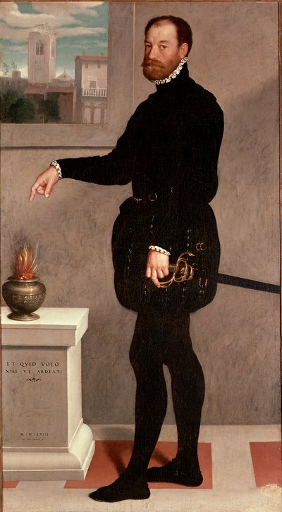 Retrato del Conde Pietro Secco-Suardi de Giovanni Battista Moroni