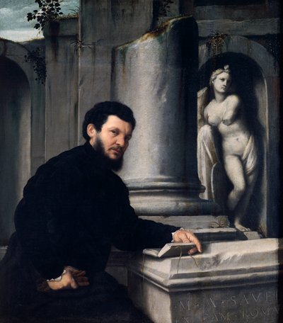 Retrato de Marco Antonio Savelli de Giovanni Battista Moroni