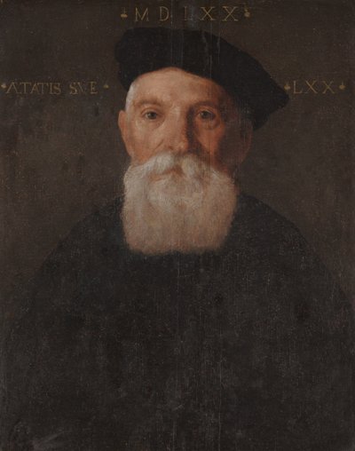 Retrato de anciano de Giovanni Battista Moroni