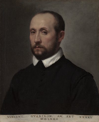 Retrato de Vincenzo Guarignoni, c. 1572 de Giovanni Battista Moroni