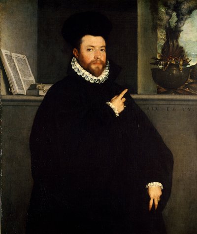 Retrato de hombre sano de Giovanni Battista Moroni (hacia 1525-1578) de Giovanni Battista Moroni