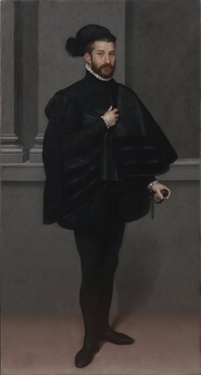 El Caballero de Negro de Giovanni Battista Moroni