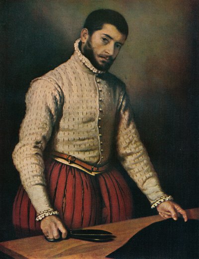 El Sastre Il Tagliapanni, c1565 de Giovanni Battista Moroni