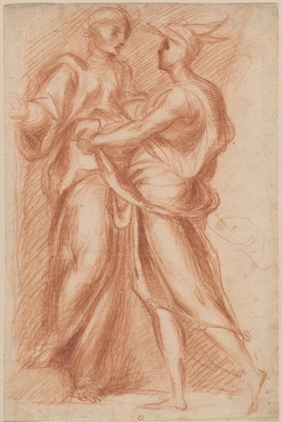 Mercurio y Aglauro de Giovanni Battista Naldini