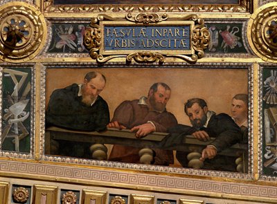 Retratos de los colaboradores de Vasari de Giovanni Battista Naldini