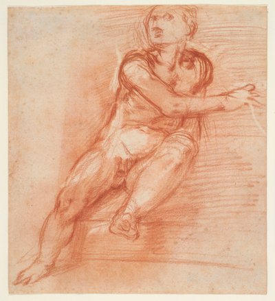 estudio de un joven de Giovanni Battista Naldini