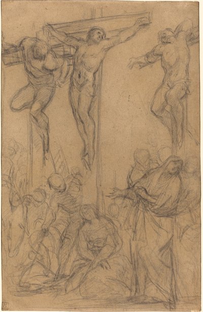 La crucifixión de Giovanni Battista Naldini