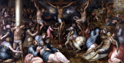 La Pasión, del Salone delle Capriate (Sala de las Cerchas) de Giovanni Battista Naldini