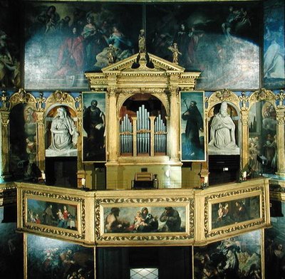 Vista del órgano, 1615 de Giovanni Battista Novello