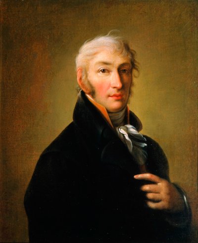 Retrato del autor e historiador Nikolay M Karamzin de Giovanni Battista Ortolani Damon