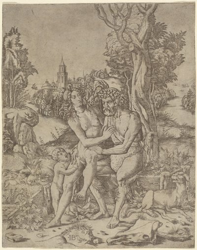 Familia de faunos de Giovanni Battista Palumba