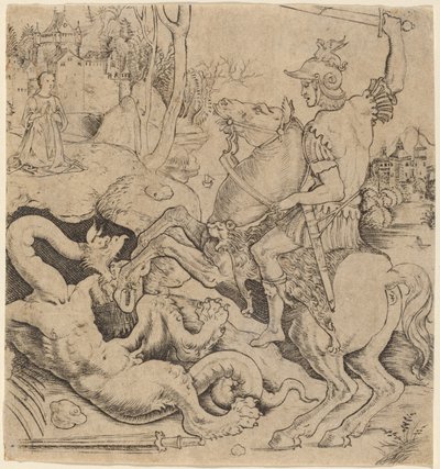 San Jorge y el dragón de Giovanni Battista Palumba