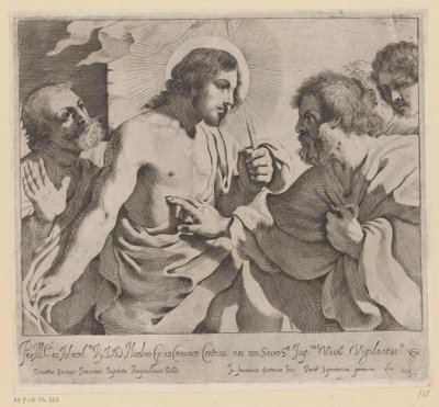 Incredulidad de Tomás de Giovanni Battista Pasqualini