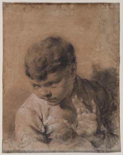 Retrato del hijo del artista Giacomo, c. 1735 de Giovanni Battista Piazzetta