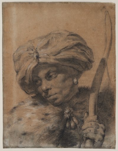 Arquero con Tocado de Turbante de Giovanni Battista Piazzetta