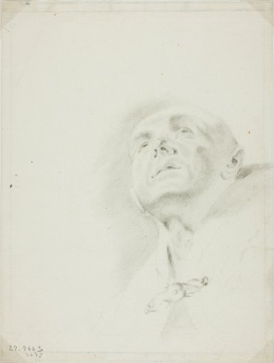 Cabeza de sacerdote de Giovanni Battista Piazzetta