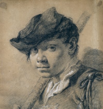 Cabeza de un joven de Giovanni Battista Piazzetta