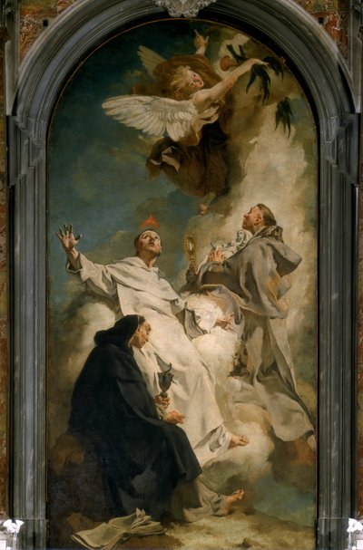 Santos Vicente Ferrer, Jacinto y Ludovico Bertrando de Giovanni Battista Piazzetta