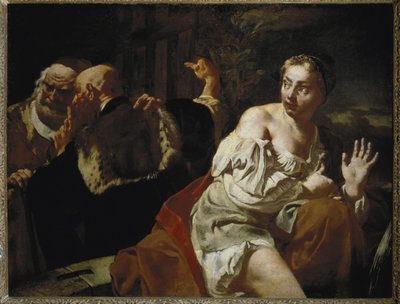 Susana y los ancianos de Giovanni Battista Piazzetta