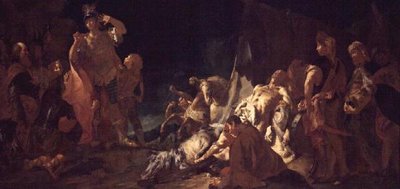La Muerte de Darío de Giovanni Battista Piazzetta