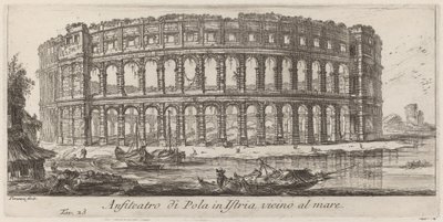 Anfiteatro de Pula en Istria de Giovanni Battista Piranesi