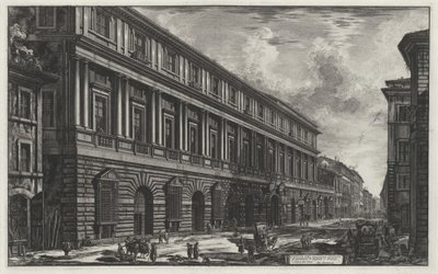 Vista del Palazzo Stopani (de: Vedute di Roma) de Giovanni Battista Piranesi