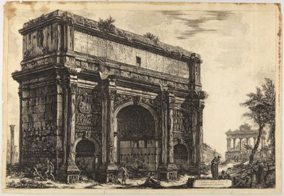 Arco de Septimio Severo de Giovanni Battista Piranesi