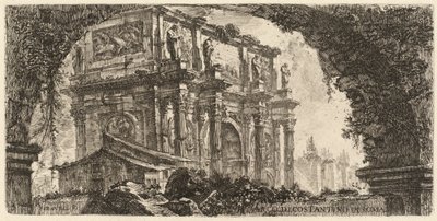Arco de Constantino de Giovanni Battista Piranesi