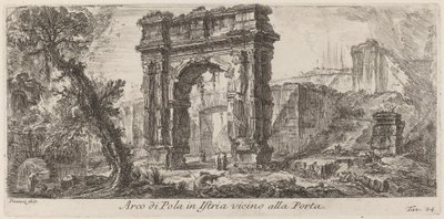 Arco de Pola en Istria de Giovanni Battista Piranesi