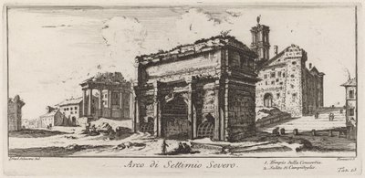 Arco de Septimio Severo de Giovanni Battista Piranesi