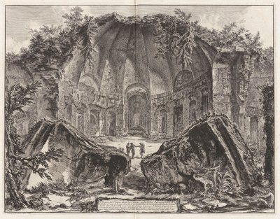 Restos del Templo del Dios Canopus en Adriano de Giovanni Battista Piranesi