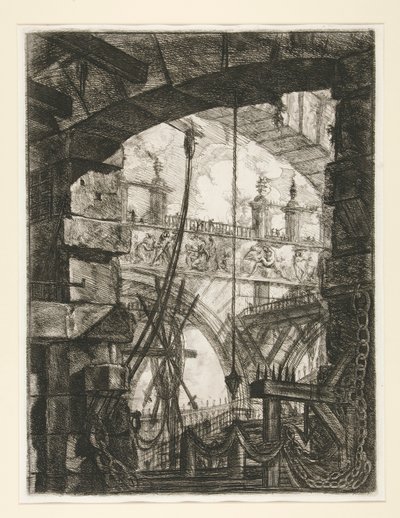 Prisiones, IV: La Gran Plaza de Giovanni Battista Piranesi