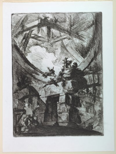 Serie Carceri, Placa IX de Giovanni Battista Piranesi