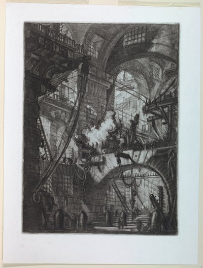 Serie Carceri, Placa VI de Giovanni Battista Piranesi