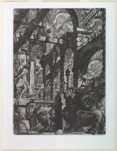 Serie Carceri, placa V de Giovanni Battista Piranesi