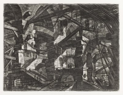 Serie Prisiones, Lámina XIV de Giovanni Battista Piranesi