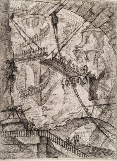 Cárceles de la invención de Giovanni Battista Piranesi
