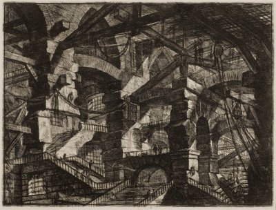Cárceles imaginarias XIV de Giovanni Battista Piranesi