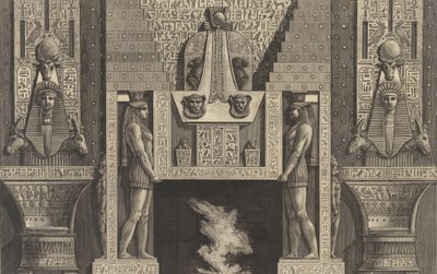 Chimenea en estilo egipcio..., 1769 de Giovanni Battista Piranesi