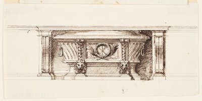 Diseño para una mesa de altar de Giovanni Battista Piranesi