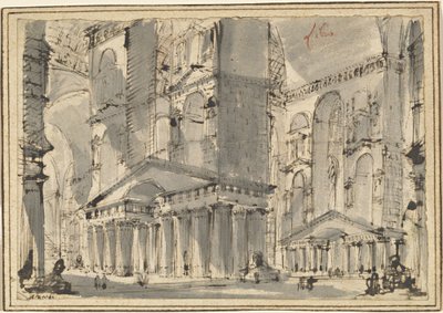 Fantasía de un Baño Antiguo de Giovanni Battista Piranesi
