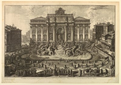 Fuente de Trevi de Giovanni Battista Piranesi