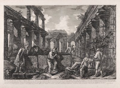 Frontispicio, de Diferentes vistas de de Giovanni Battista Piranesi