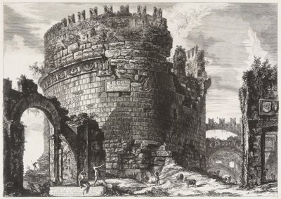 Tumba de Cecilia Metella de Giovanni Battista Piranesi